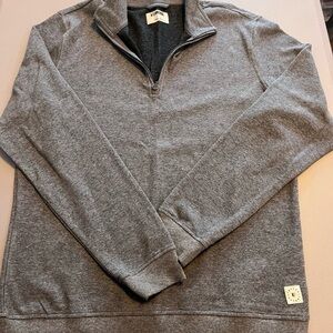 Linksoul Medium Grey 1/4 Zip Long Sleeve Sweater